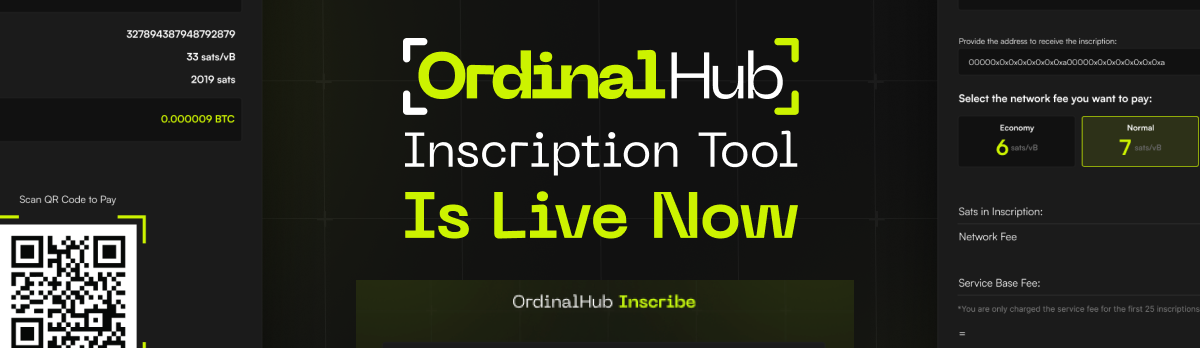 How to inscribe bitcoin ordinals with the ordinalhub inscription tool brc20, tap, images, text and more