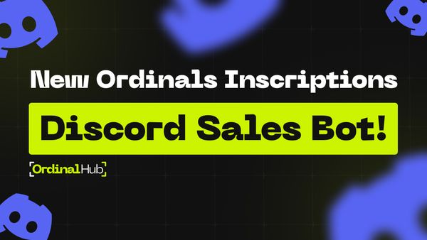 How To Setup OrdinalHub's Sales & Summary Bot for Discord
